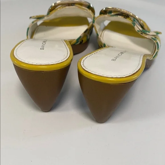 Bandolino Yellow Green Embellished Sandals - Picture 5 of 8